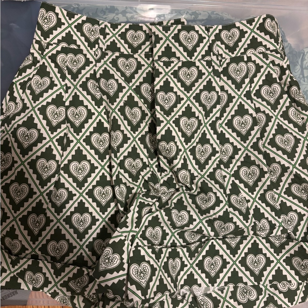 RHODE Geometric Heart Patterned Shorts